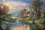 Thomas Kinkade Natures Paradise painting